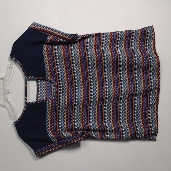 Papermoon Stitch Fix Geometric Womens Pullover Shirt Size MP - Picture 8 of 9